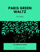 Paris Green Waltz piano sheet music cover